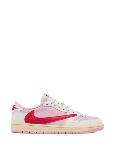 Мужские кроссовки Jordan x Travis Scott Air Jordan 1, розовые