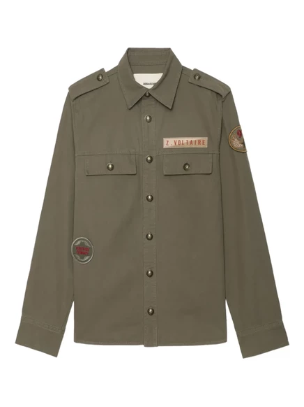 Рубашка на пуговицах Zadig&Voltaire Taskal green