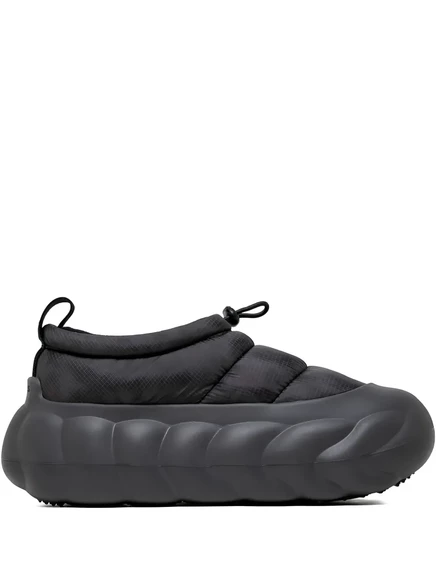 Унисекс слипоны Crocs Overpuff Shorty, черные