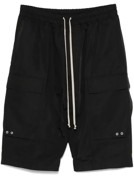 Мужские шорты Rick Owens Cargo Pods карго, черные