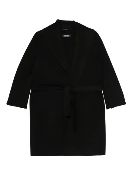 Женское пальто S. Max Mara Messi с поясом, черное
