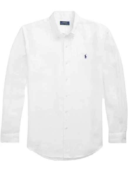 Льняная рубашка Polo Ralph Lauren white