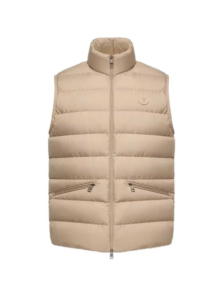 Мужской пуховый жилет Moncler Treompan, нейтральный