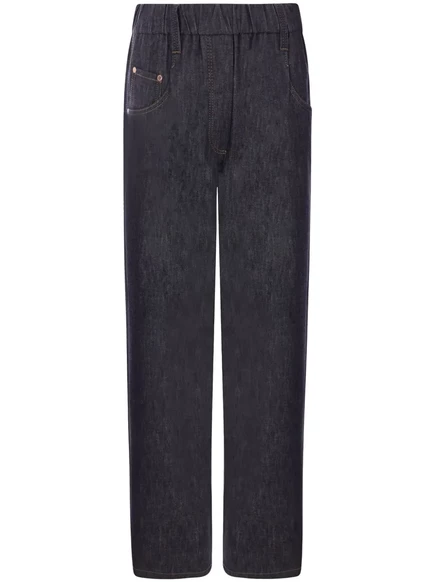 Женские джинсы Brunello Cucinelli прямые, синие
