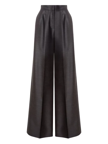 Брюки с высокой талией от Alberta Ferretti grey