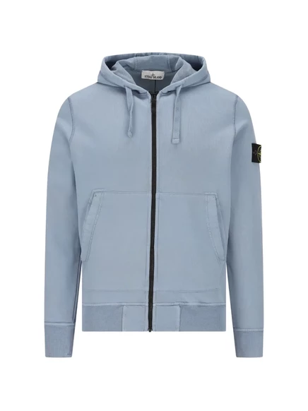 Мужская толстовка-худи Stone Island на молнии