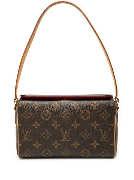 Сумка через плечо Louis Vuitton, бывшая в употреблении в 2005 году, с монограммой Recital