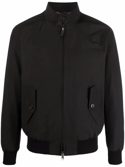 Мужская куртка Baracuta G9 Harrington хлопковая, черная