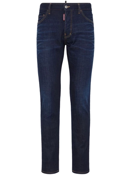 Мужские джинсы DSquared2 Skater узкие, синие