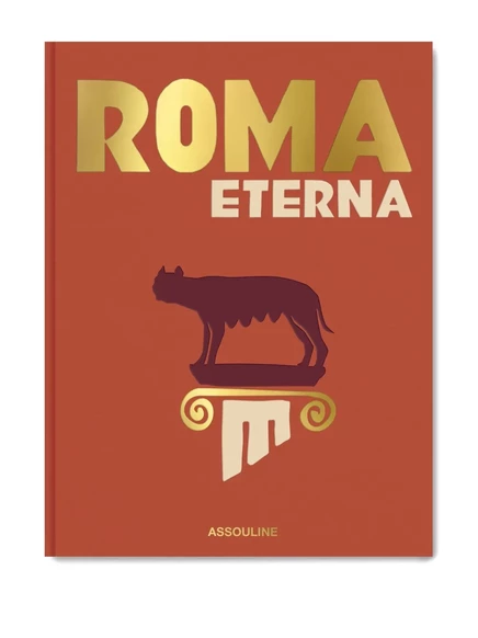 Книга Assouline «Roma Eterna», оранжевая