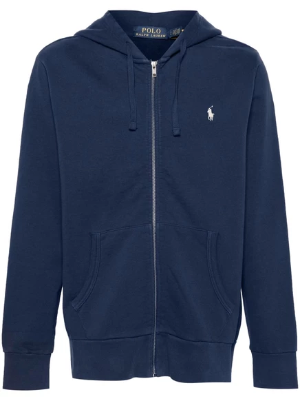 Мужское худи Polo Ralph Lauren с вышитым Pony, синее