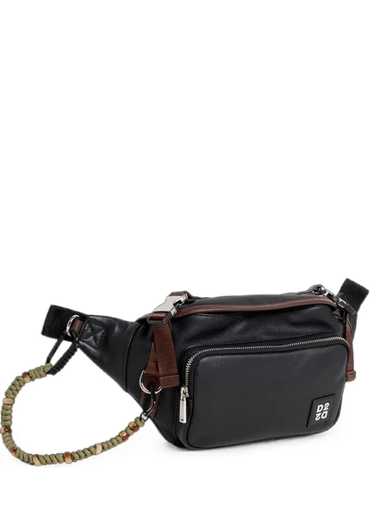 Мужская поясная сумка DSquared2 D2 Upside Down, черная