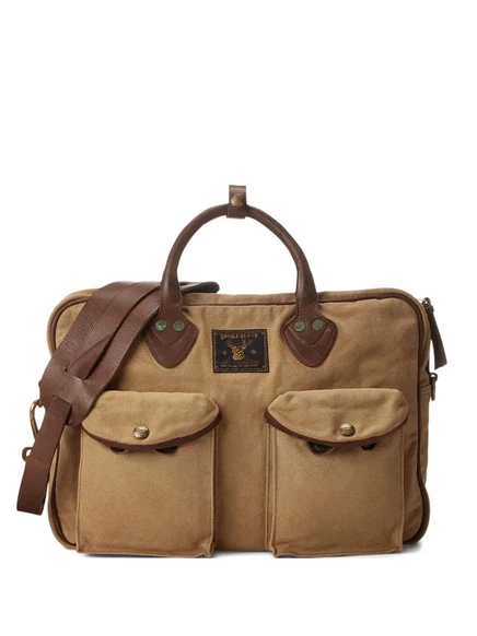 Мужской портфель Ralph Lauren RRL холщовый, хаки
