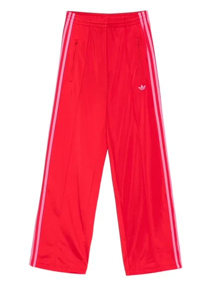 Женские спортивные брюки Adidas с полосами, красные