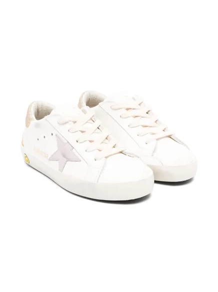 Кроссовки Golden Goose Kids Super-Star white