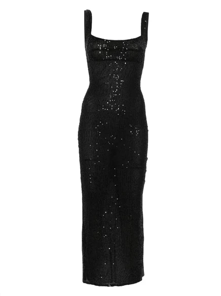 Миди-платье от Atu Body Couture с блестками black