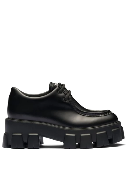 Женские туфли дерби Prada Moonlith, черные