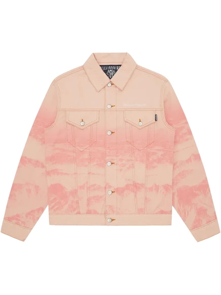 Мужская джинсовая куртка Billionaire Boys Club, розовая