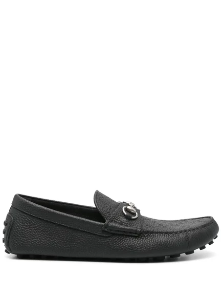 Лоферы Gucci Horsebit из кожи, черные