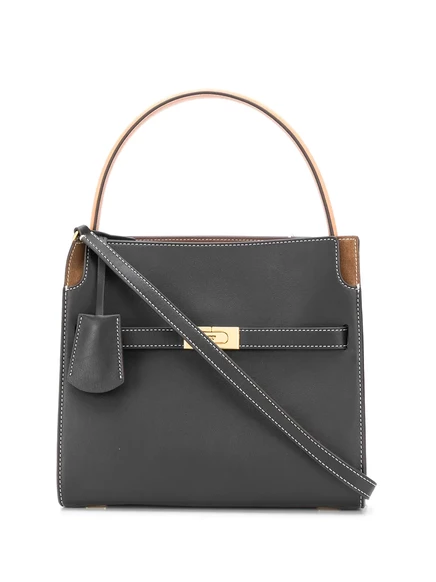 Женская сумка Tory Burch Lee Radziwill Double, голубая