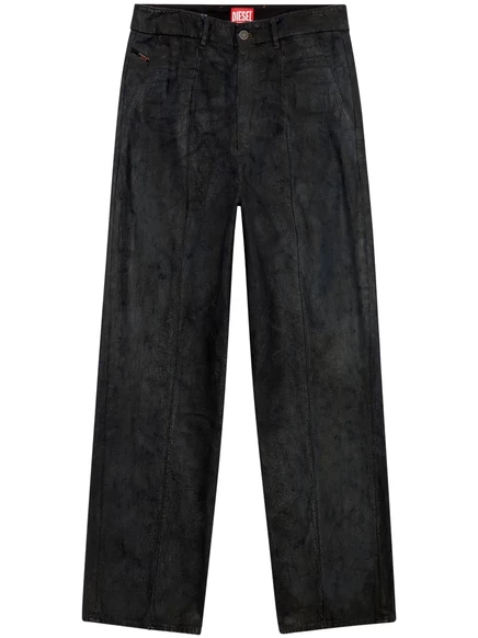 Мужские джинсы Diesel D-Chino-Work с покрытием, черные