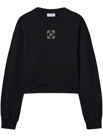 Женский свитшот Off-White Mini Arrow, черный