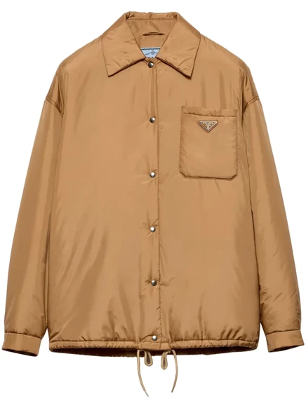 Нейлоновая куртка-бомбер Prada Re-Nylon brown