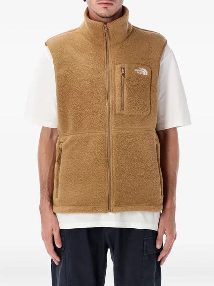 Мужской жилет The North Face Yumiori с карманом на молнии, бежевый