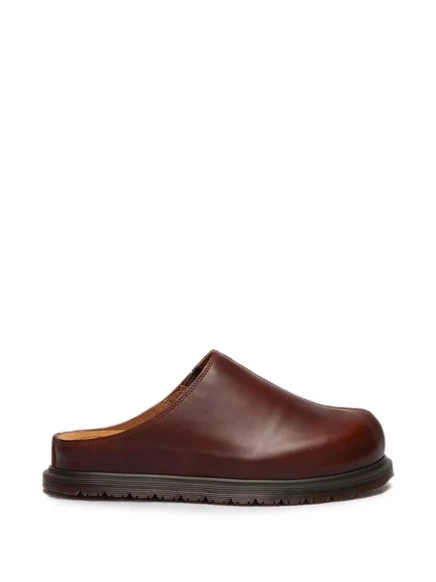 Мужские кожаные мюли Dr. Martens San, коричневые