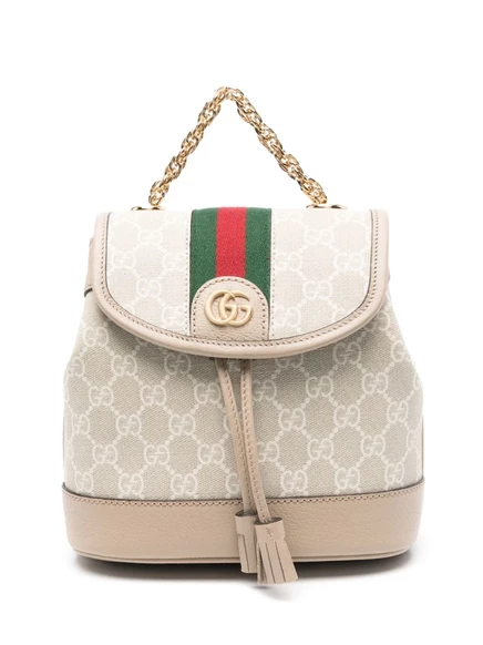 Женский мини-рюкзак Gucci Ophidia, бежевый