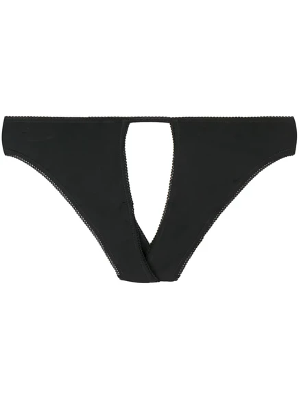Женские открытые трусики Maison Close Le Petit Secret чёрные