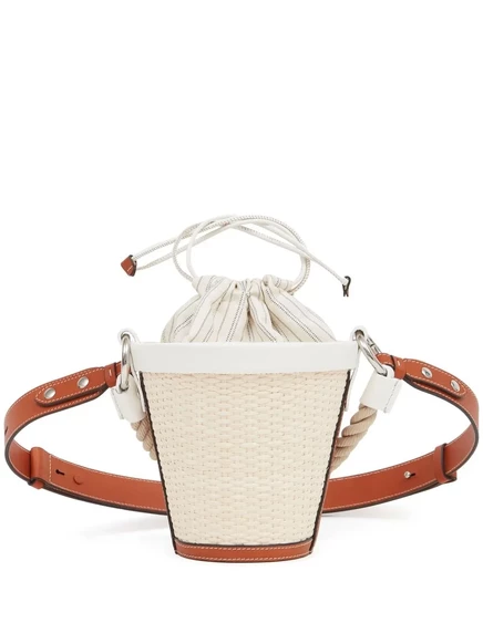 Сумка-ведро из огненной ткани Maison Margiela neutrals