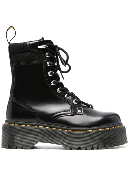 Армейские ботинки из кожи Dr. Martens Jadon black