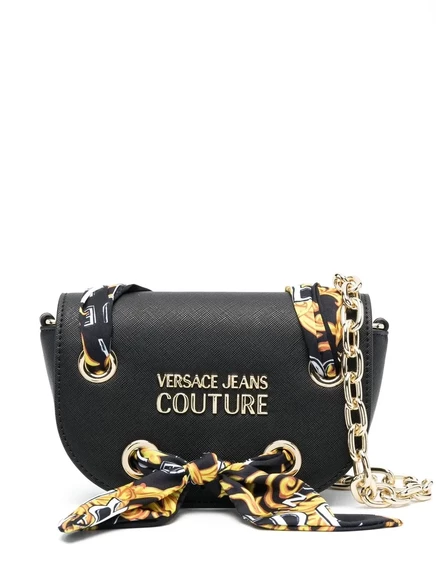 Сумка через плечо от Versace Jeans Couture с принтом в стиле барокко black
