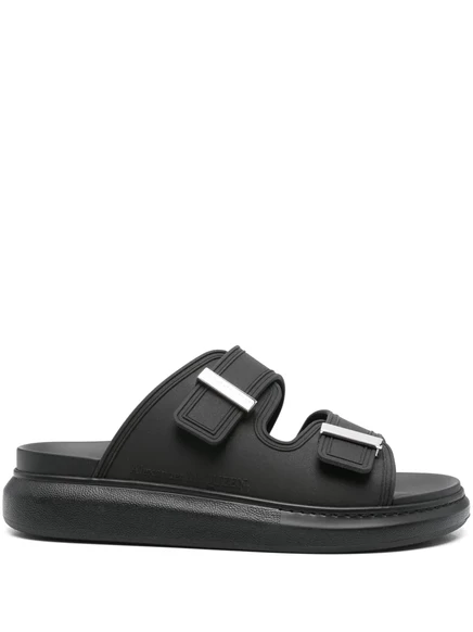 Мужские шлепанцы Alexander McQueen Hybrid, черные