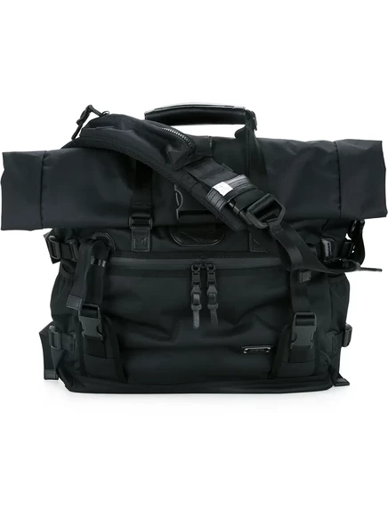 Мужская сумка-мессенджер As2ov Cordura Dobby 305D 2-в-1, черная