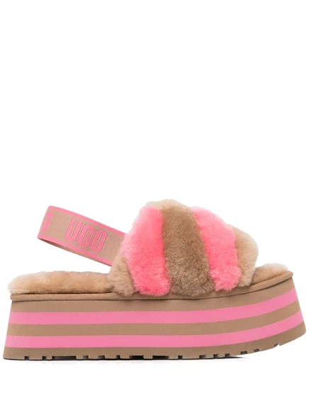 Горки в полоску UGG Disco pink