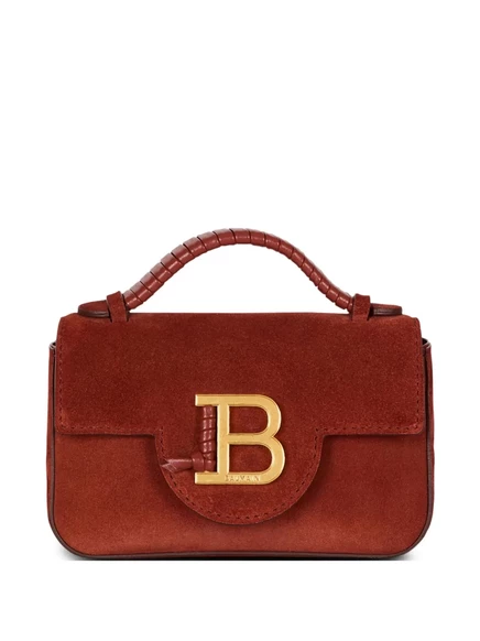 Сумка-тоут Balmain mini B-Buzz с витой ручкой red