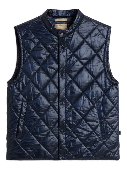 Мужской стеганый жилет Woolrich, синий