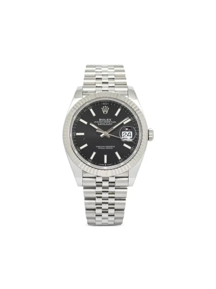 Мужские наручные часы Rolex Datejust 41 мм, черный циферблат