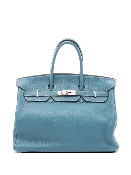 Женская сумка HermsPre-Owned Birkin 2005 кожаная, синяя