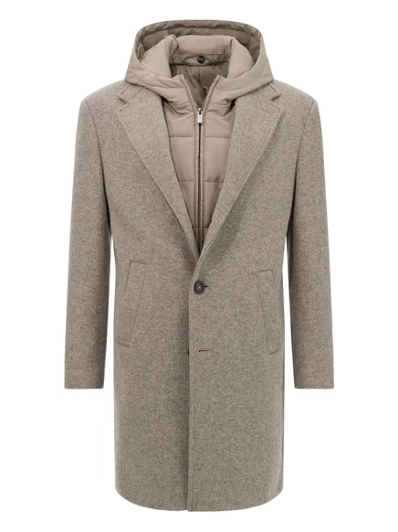 Съемное жилетное пальто Boggi Milano brown