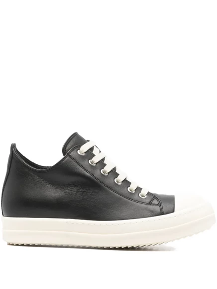 Женские кеды Rick Owens на шнуровке, черные