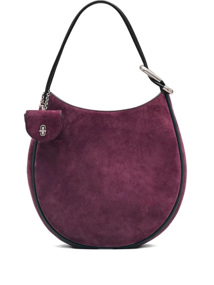 Большая сумка Marc Jacobs через плечо в форме полумесяца purple