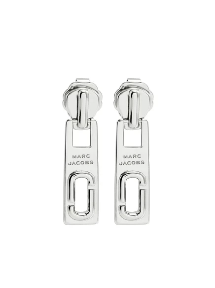 Женские серьги Marc Jacobs The J Marc Zipper, серебристые