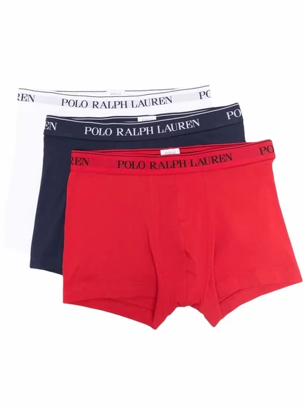 Мужские трусы Polo Ralph Lauren, 3 шт., красный/синий/белый