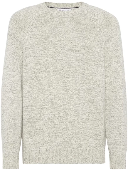 Кашемировый джемпер Brunello Cucinelli с длинными рукавами green
