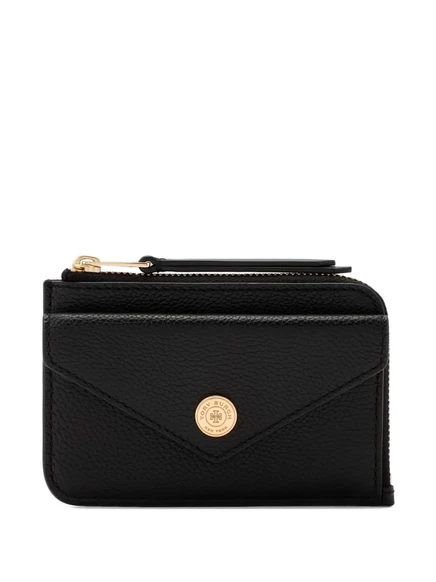 Женский кошелек Tory Burch конверт с молнией, черный
