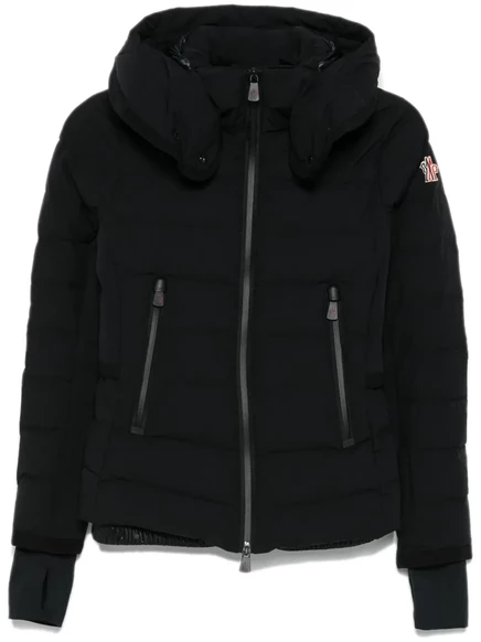 Женская лыжная куртка Moncler Grenoble Lamoura пуховая, черная