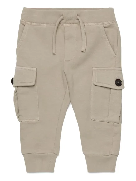 Спортивные штаны с логотипом DSQUARED2 KIDS на резинке brown